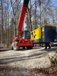 Neuer Stromgenerator installiert